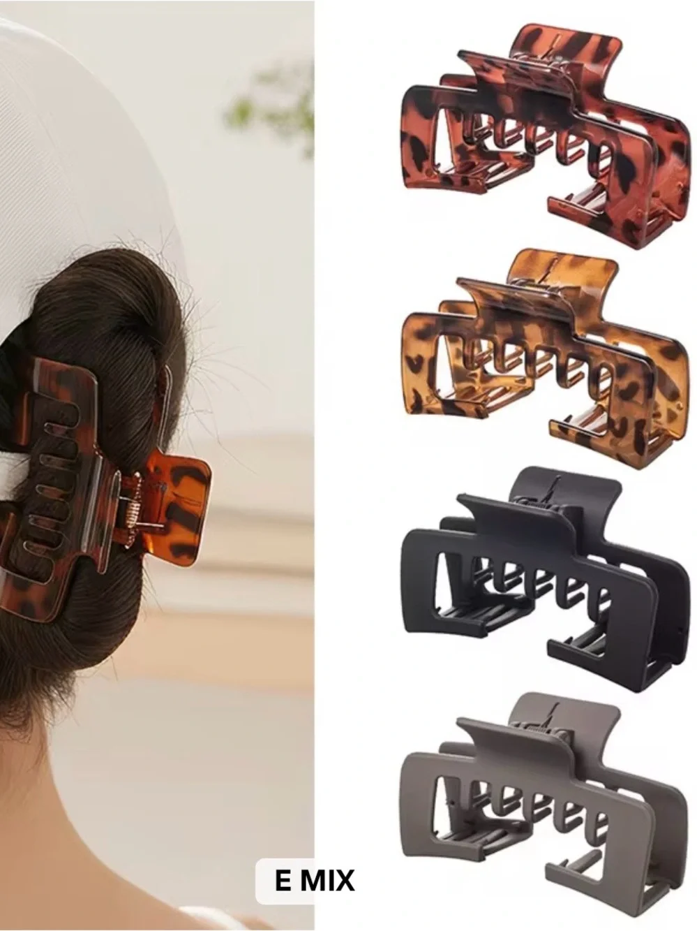 Baseball Cap Claw Clip Set | 4-Pack | Choose Your Color Set | Hat-Friendly| NEW